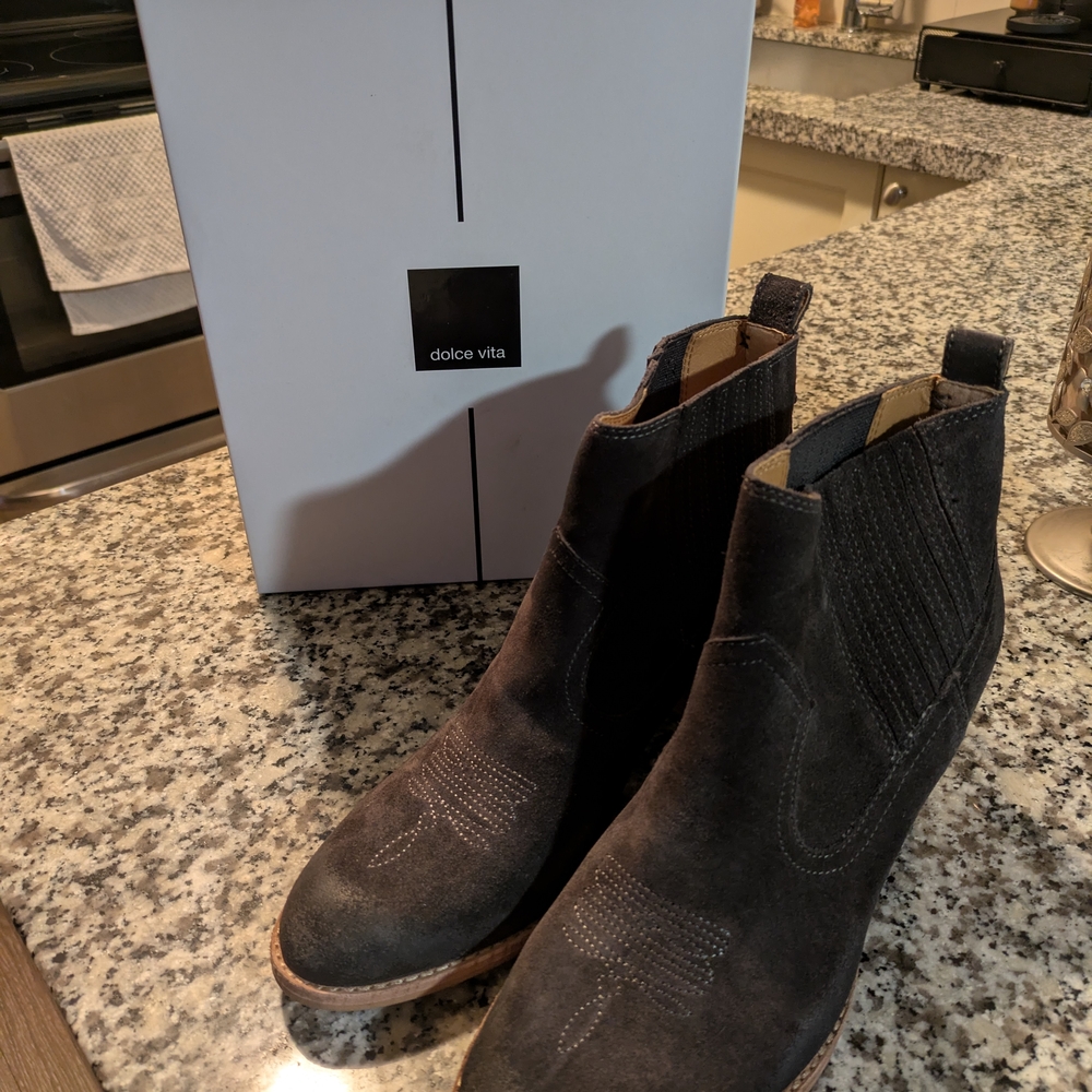 DV by Dolce Vita Black Ankle Boots